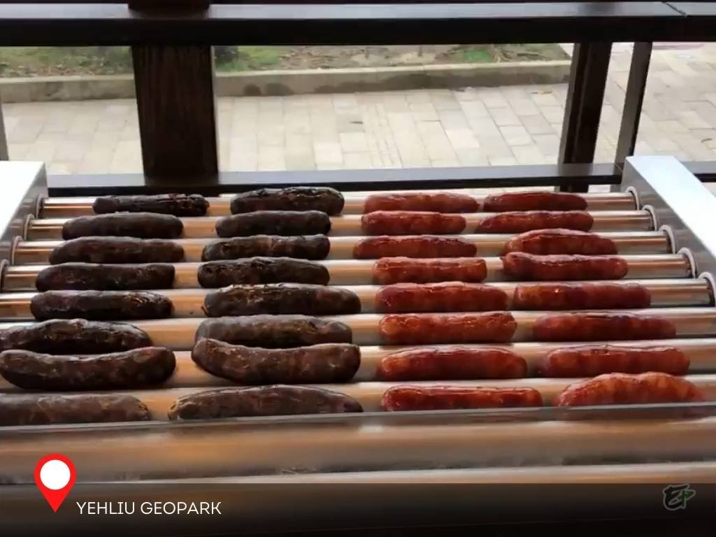 Sausages, Yehliu Geopark, Taiwan